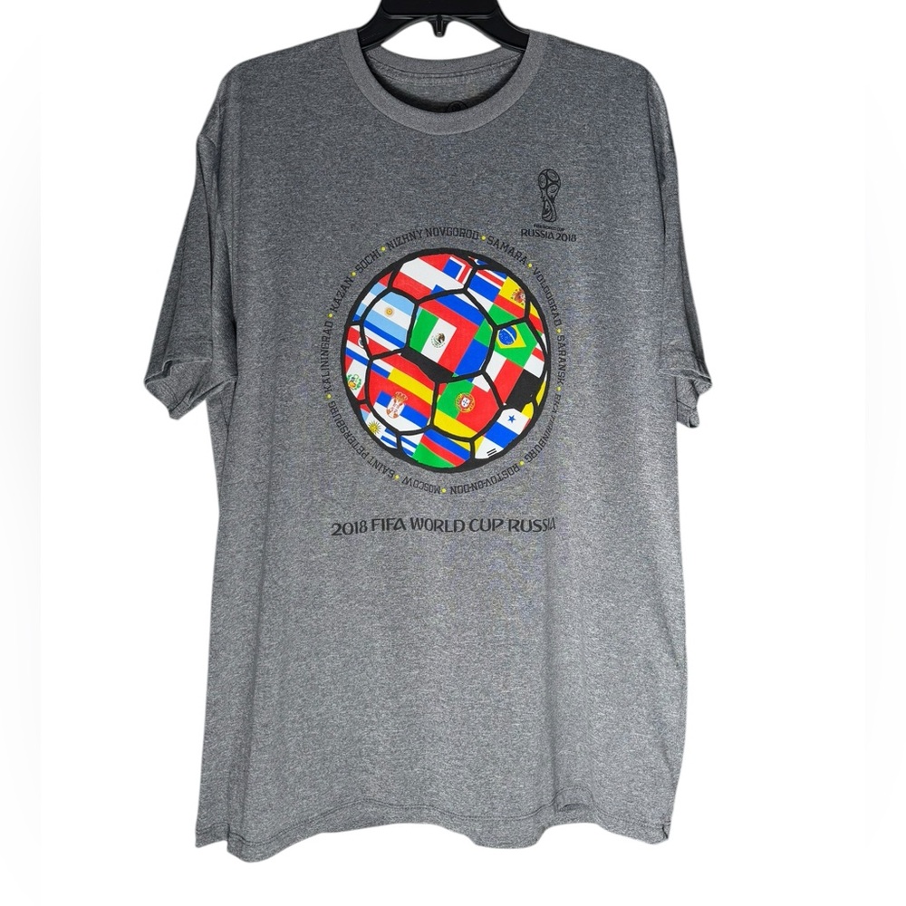 Fifa World Cup 2018 Russia Graphic T shirt men’s size XL